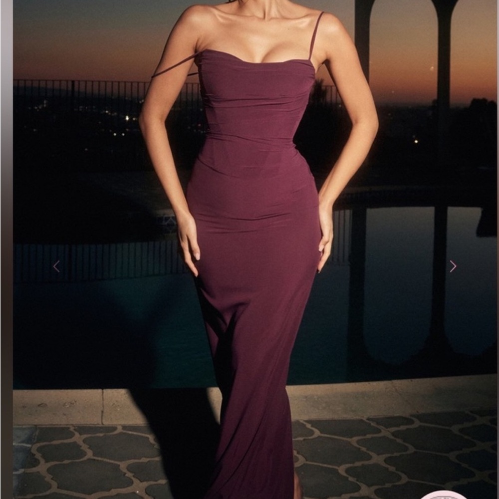 House of CB Lani Dress Purple Evening Gown